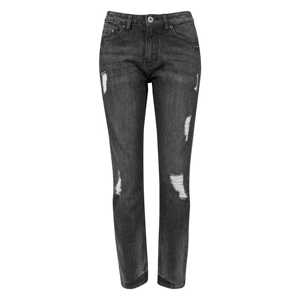 Urban Classics - Boyfriend Denim Hose gerades bein - Schwarz Product image